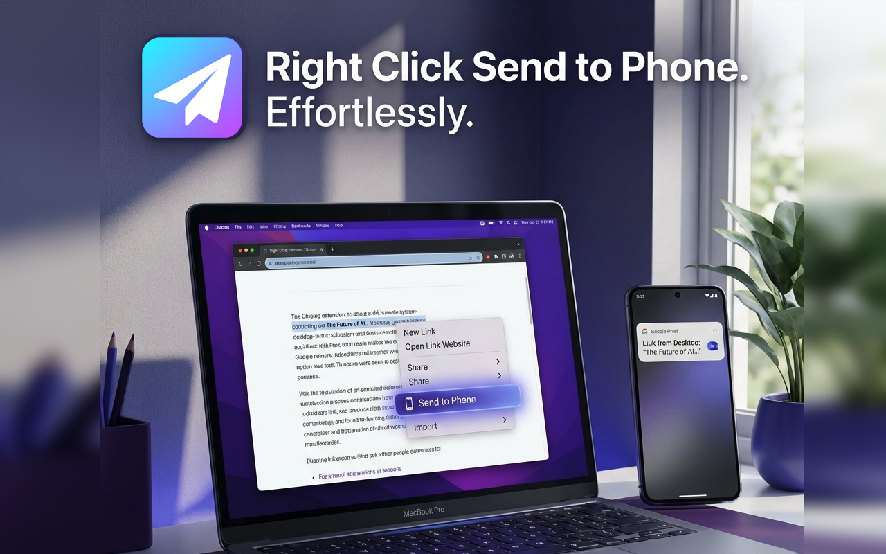 Right Click Send to Phone Demo